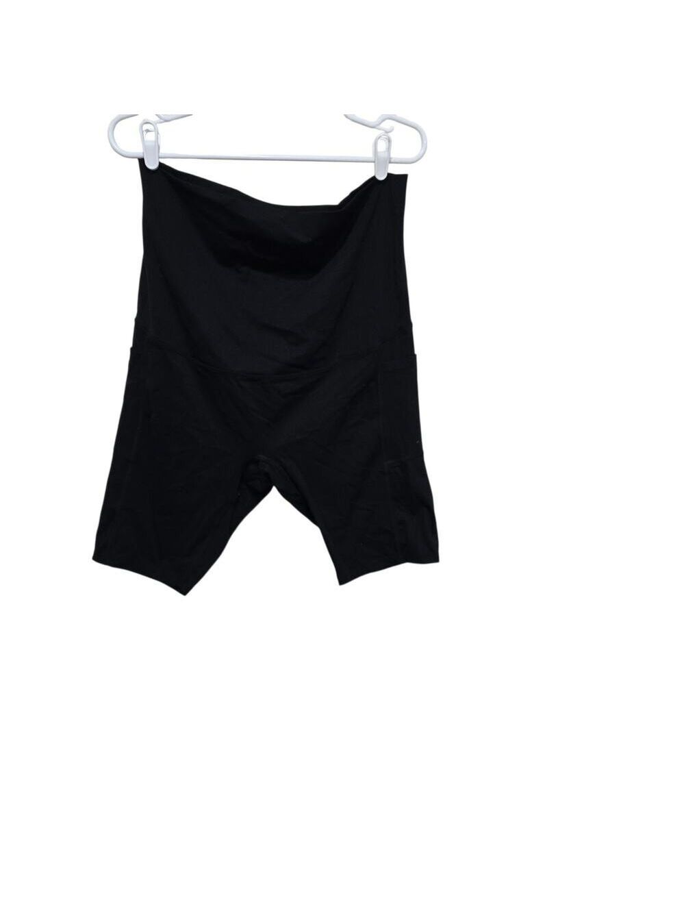 POSHDIVAH Black High Waist Shapewear Biker Shorts XL